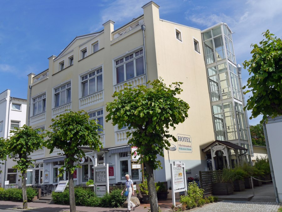 Widok hotelu Villa Schwanebeck z zewnątrz, © Franke