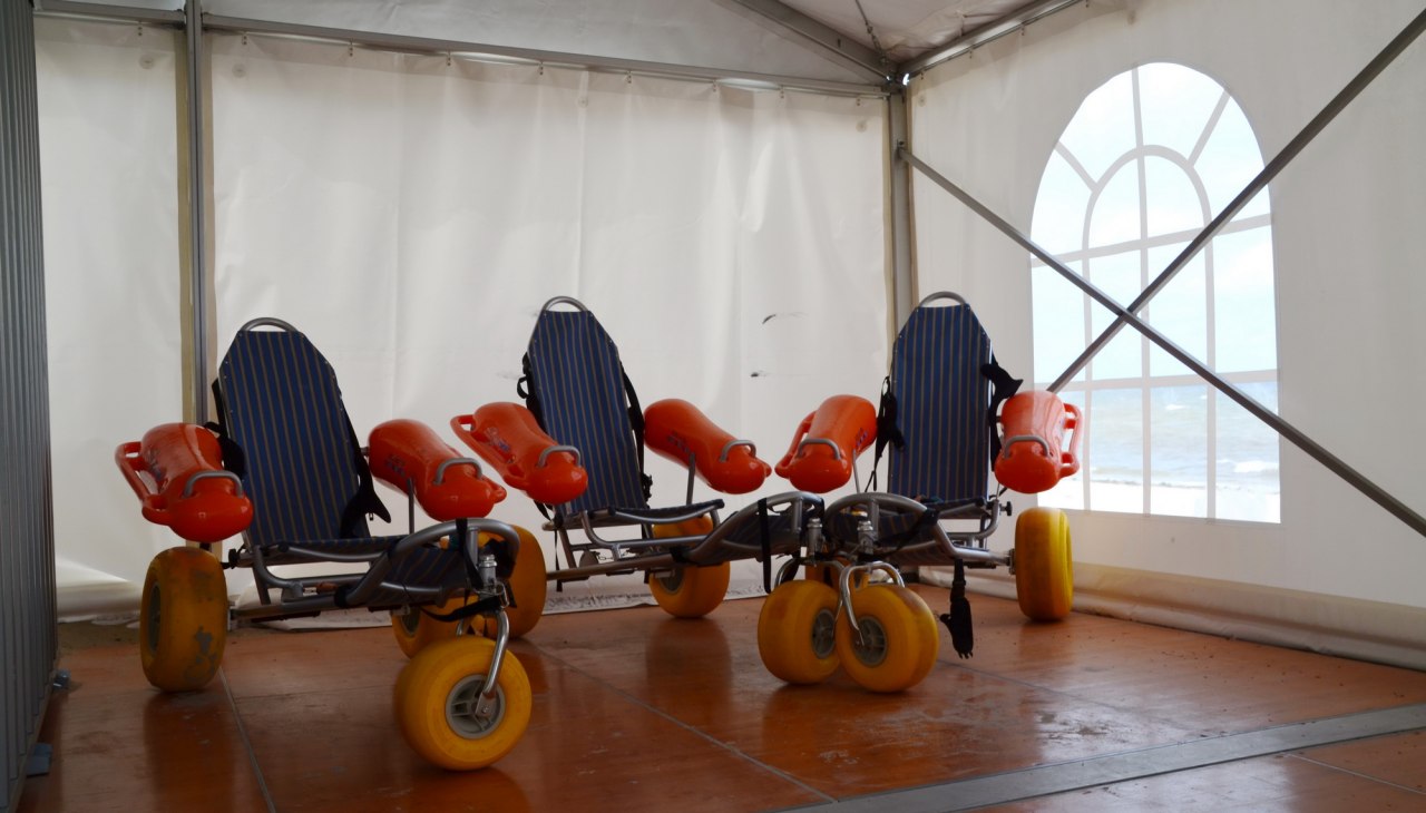 Rollicamp in de kustplaats Lubmin, © Touristinformation Seebad Lubmin Rollicamp in de kustplaats Lubmin, © Touristinformation Seebad Lubmin