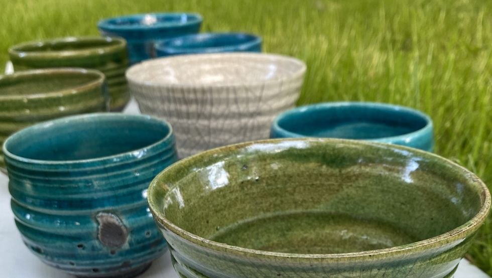 Miseczki do herbaty Raku, &copy; Astrid Rohmer