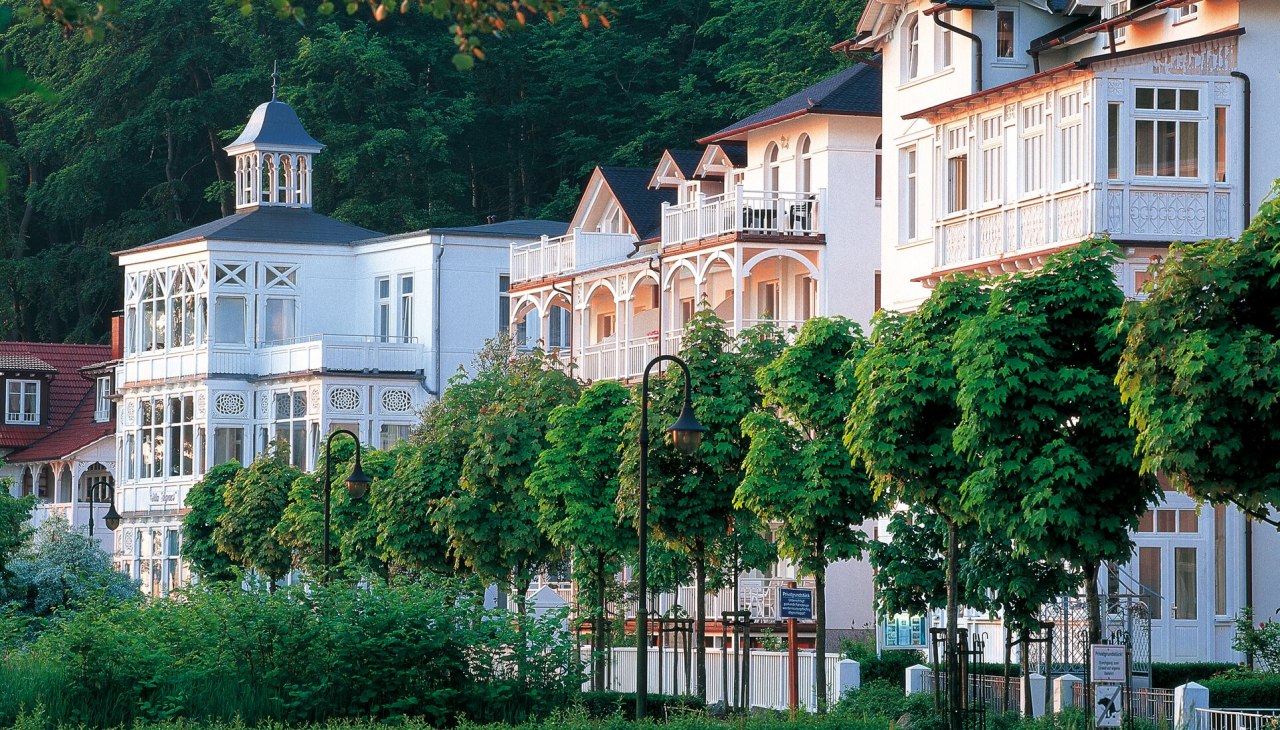 Architektura uzdrowiskowa w nadmorskim kurorcie Binz, © TMV/Grundner