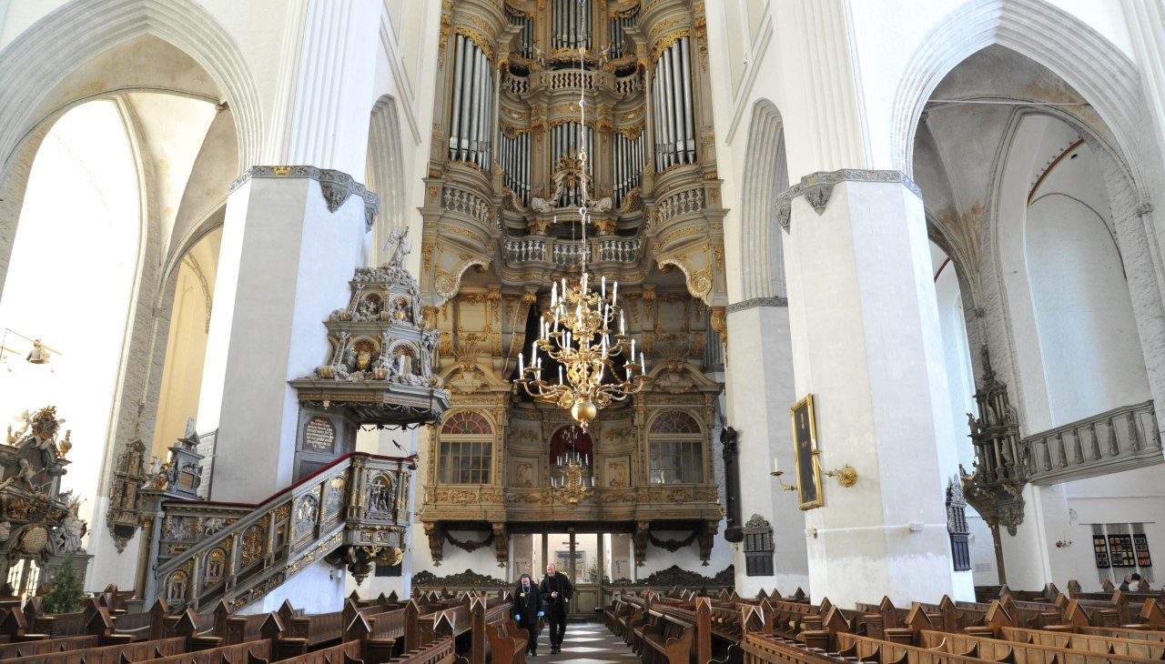 Orgel in de Mariakerk in Rostock, © Joachim Kloock