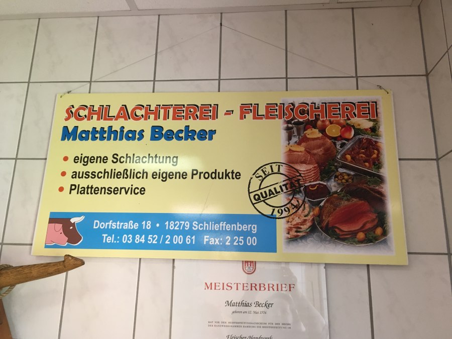 Slagerij, slagerij en schotel-service, © MPL