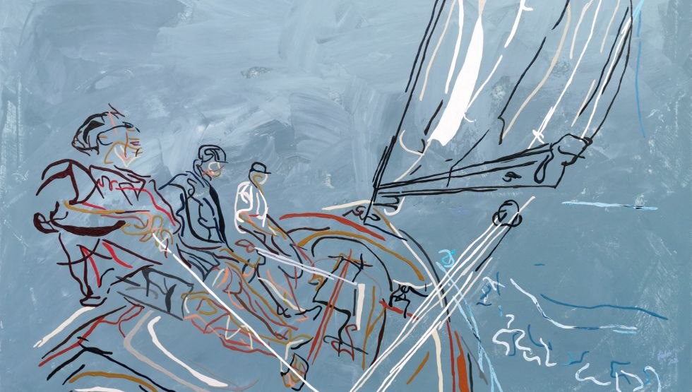 XX 86 - Matrozen in de wind, &copy; Uli L&auml;chelt