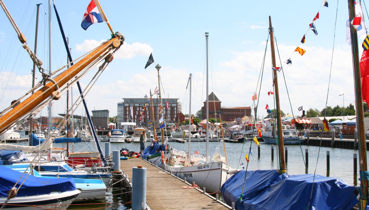 Zeilboten in de haven, © Stadt Barth/CMidesign Zeilboten in de haven, © Stadt Barth/CMidesign