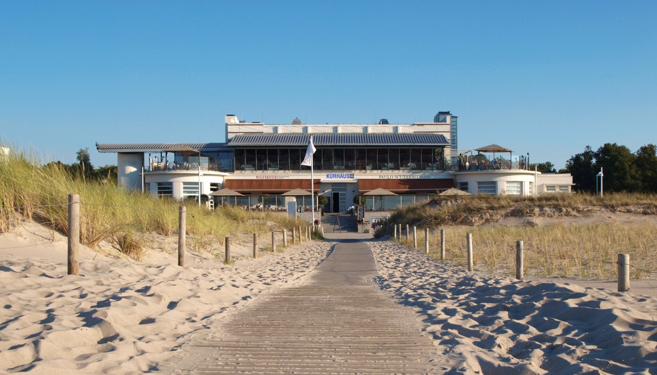 Kurhaus Warnemünde - przyjemność bezpośrednio za wydmami, © Kurhaus Warnemünde