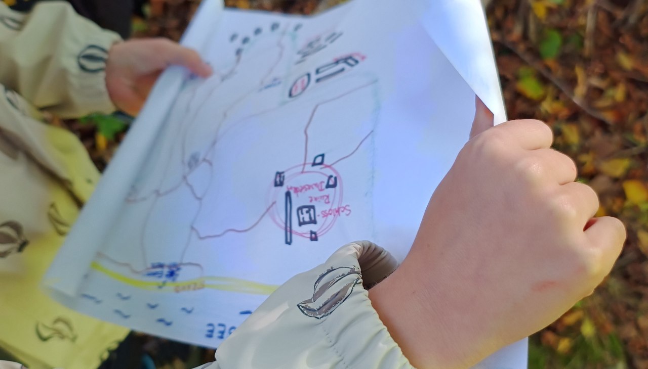 Dziecko z mapą, © Nationalparkamt Vorpommern