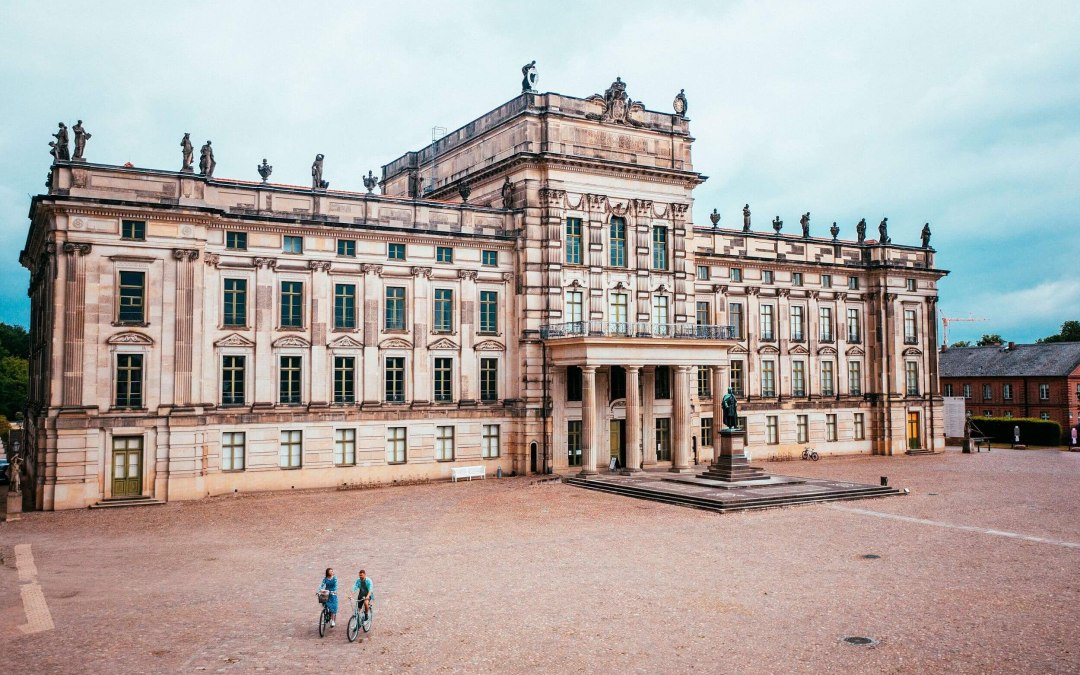 Luchtfoto van Kasteel Ludwigslust // &copy; MV-T/Friedrich