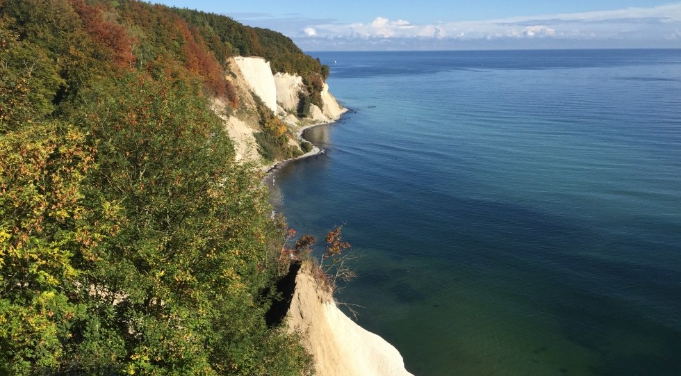 Breathtaking views of the chalk coast, © Volker Barthmann
