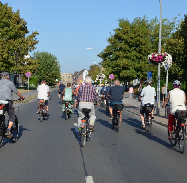 Cyclist Demmin // &copy; Hansestadt Demmin