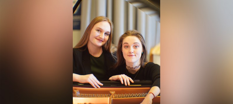 Varvara Kostenko und Yaroslava Osadcha // &copy; hmt Rostock (bereitgestellt)