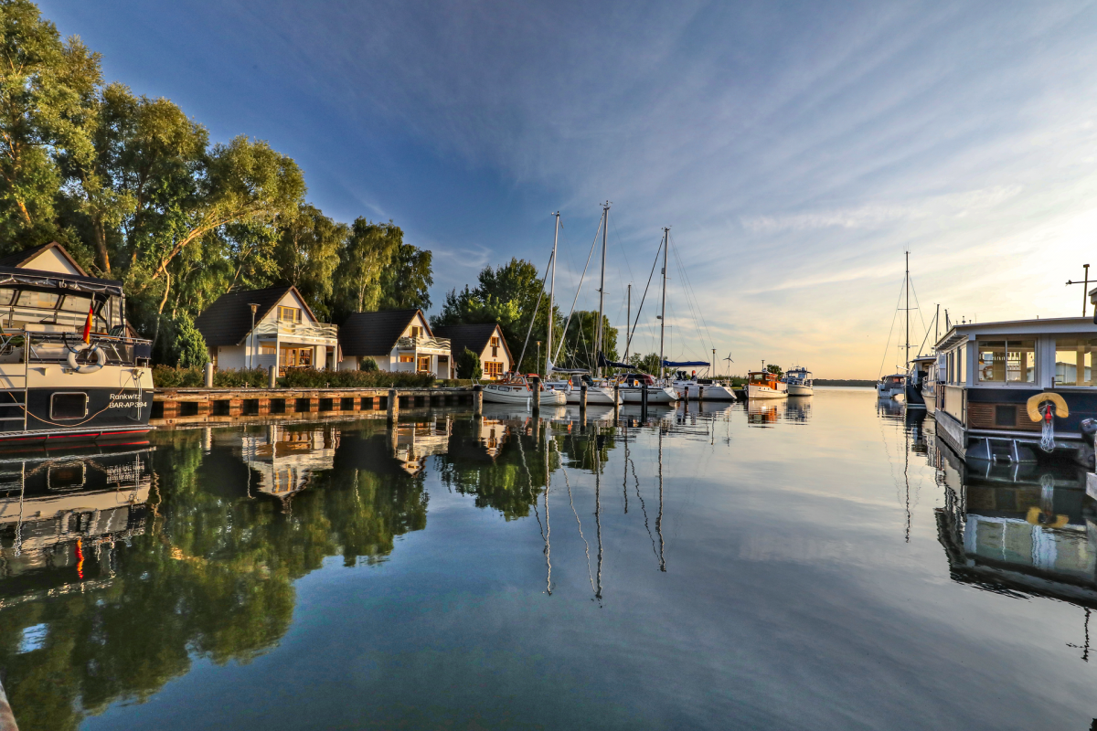 Haven van Rankwitz met rustplaats voor watersporters en overnachtingsmogelijkheden // © MV-T/Gohlke Haven van Rankwitz met rustplaats voor watersporters en overnachtingsmogelijkheden // © MV-T/Gohlke