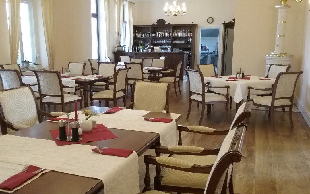 Restaurant in het landhuis Alt Sührkow, © Milchhof Alt Sührkow