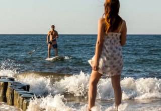 Wiosłowanie na stojąco w Graal-Müritz, © TuK GmbH Graal Müritz, Alexander Rudolph