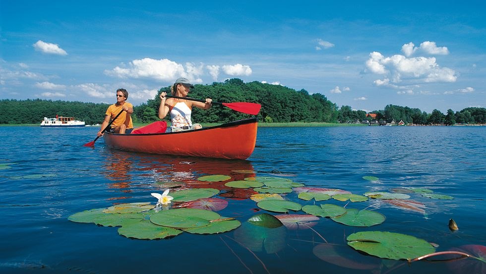 De Mecklenburgse Kleinseenplatte biedt een gevarieerd gebied voor kanovaarders, © TMV/Werk3