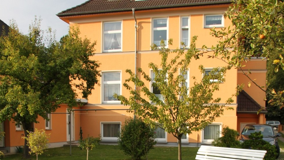 Stadsvilla - uitzicht op de tuin, © Roswitha Kruse