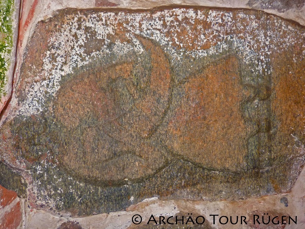 Kamień Svantevita w kościele w Altenkirchen // © Archäo Tour Rügen Kamień Svantevita w kościele w Altenkirchen // © Archäo Tour Rügen