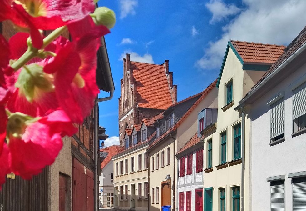 Rostock Gate from the ring road, © Jana Koch