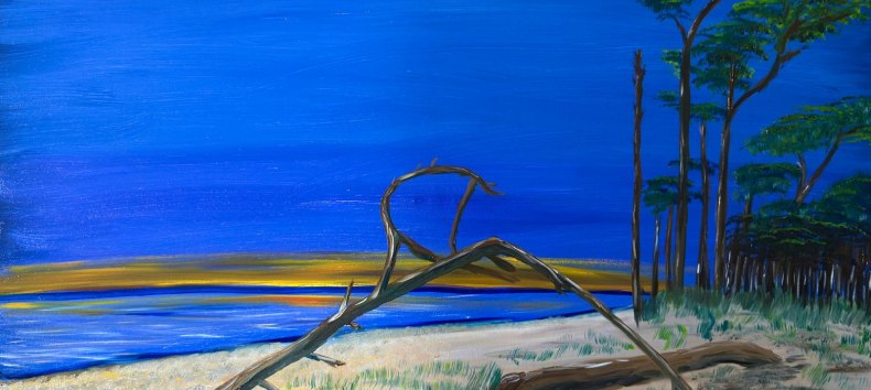 Blaue Stunde Weststrand FDZ // © W. Hube Blaue Stunde Weststrand FDZ // © W. Hube