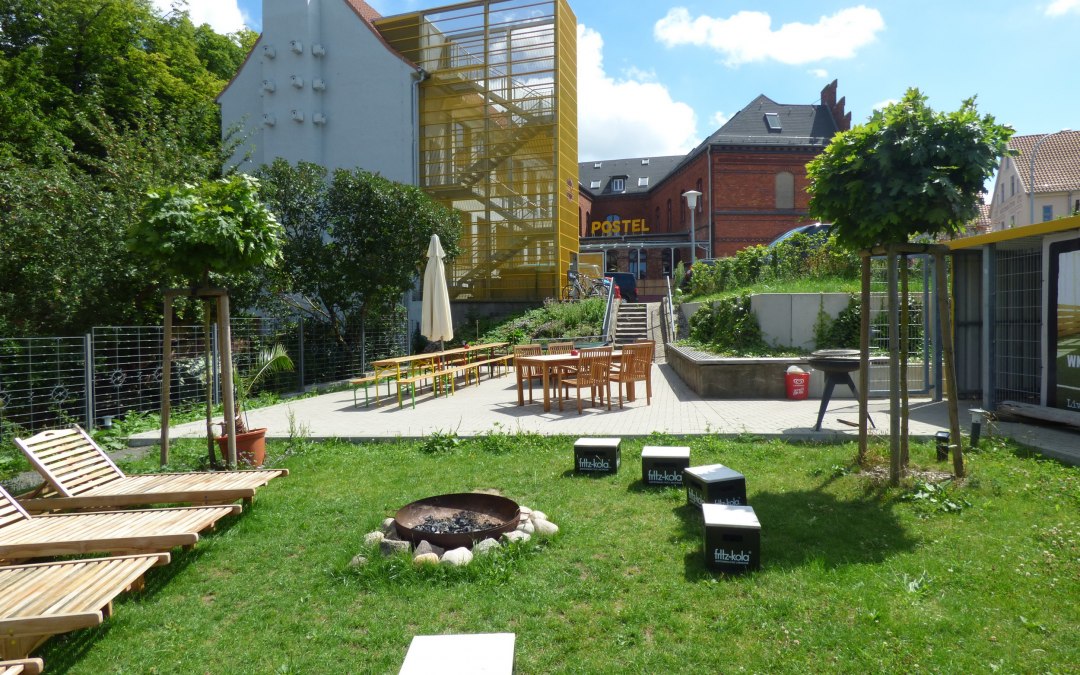 Buitenruimte van Hotel Postel in Wolgast, © Postel Usedom GmbH
