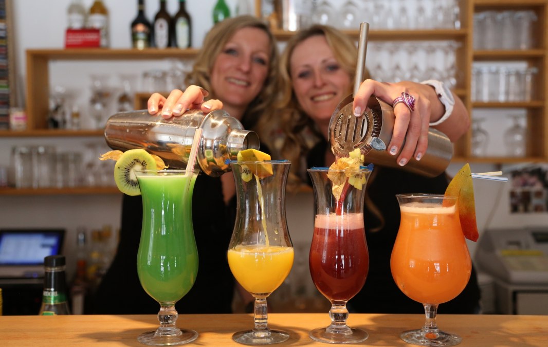 Cocktails freshly mixed for you, &copy; Mante