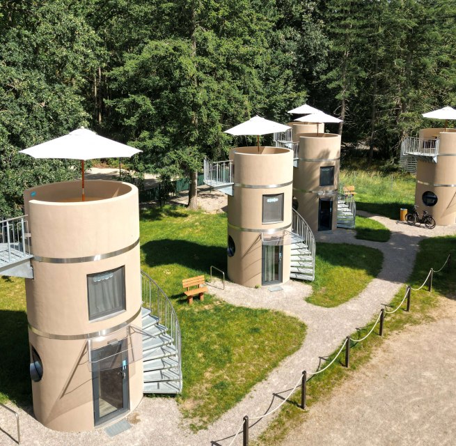 Das slube Hotel in Krakow am See mit seinen Schlaft&uuml;rmen // &copy; slube