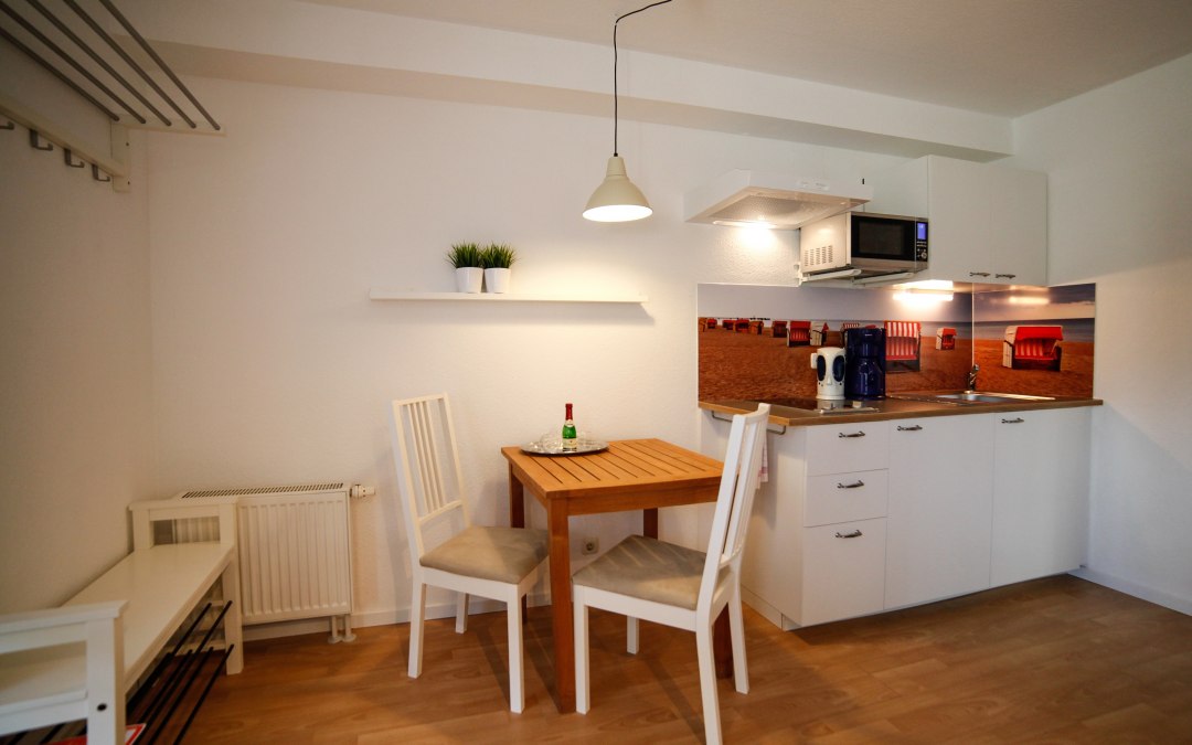 Captain Pahlen Holiday Resort - Terrace Apartment Kitchenette, © Captain Pahlen Ferienanlage