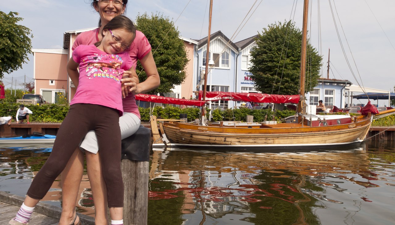 Idyllische en maritieme sfeer in de haven van Zingst, © Frank Burger