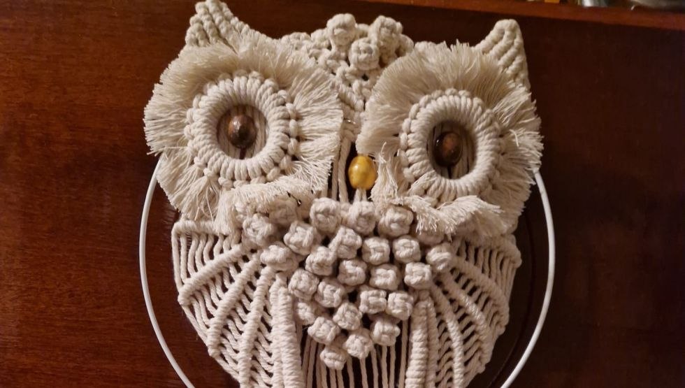 Macramé owl, © Bea Zemke