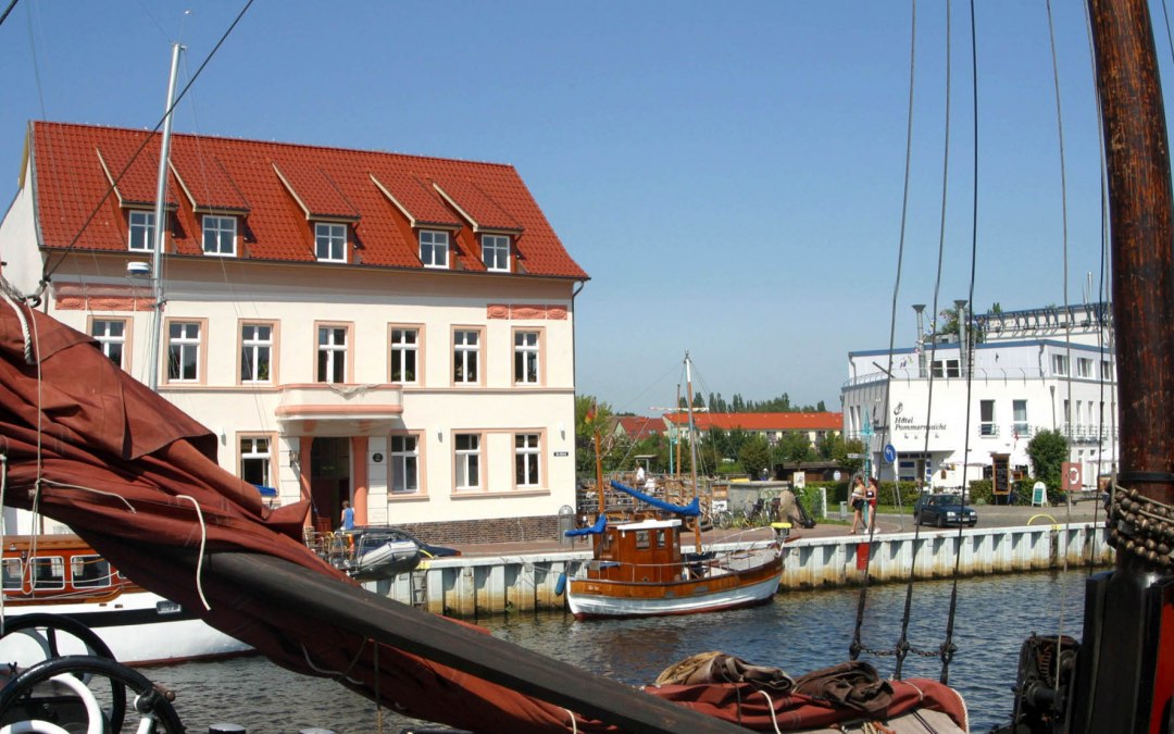 Port miejski w centrum nadmorskiego kurortu Ueckermünde, © Stadt Seebad Ueckermünde