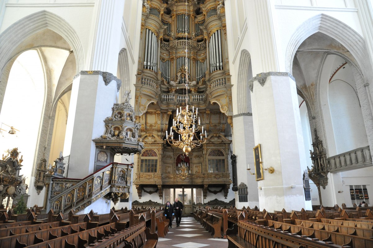 Organ in the Marienkirche Rostock // &copy; Joachim Kloock