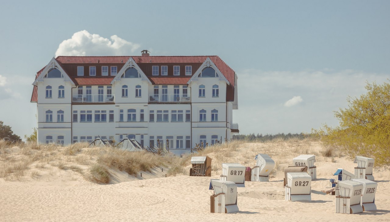 Strandhotel Ostende przy promenadzie Ahlbeck, © Strandhotel Ostende Strandhotel Ostende przy promenadzie Ahlbeck, © Strandhotel Ostende