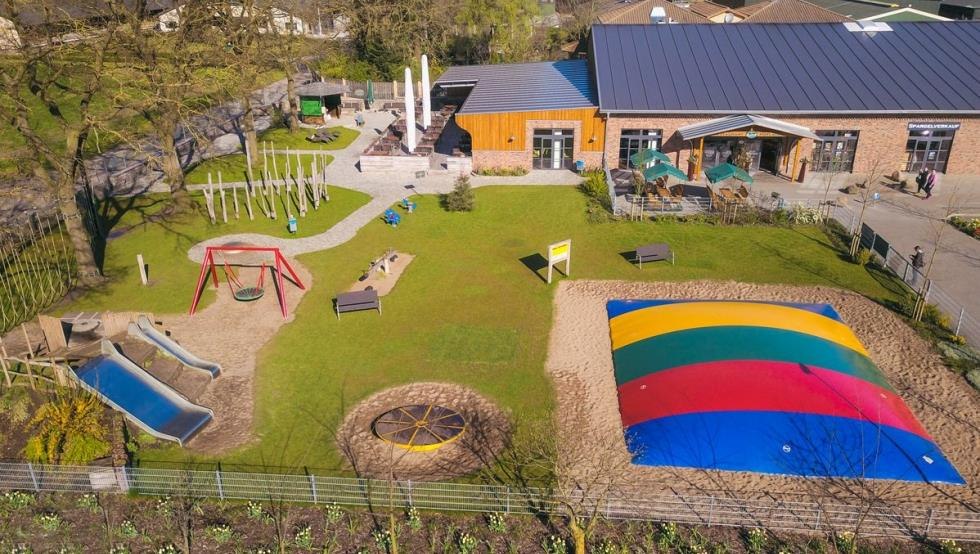 Luchtfoto van onze grote avontuurlijke speeltuin, © SEB Fotografie