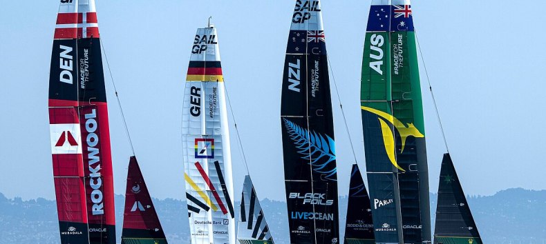Segelboot rennen beim SailGP // © Ricardo Pinto for SailGP Segelboot rennen beim SailGP // © Ricardo Pinto for SailGP