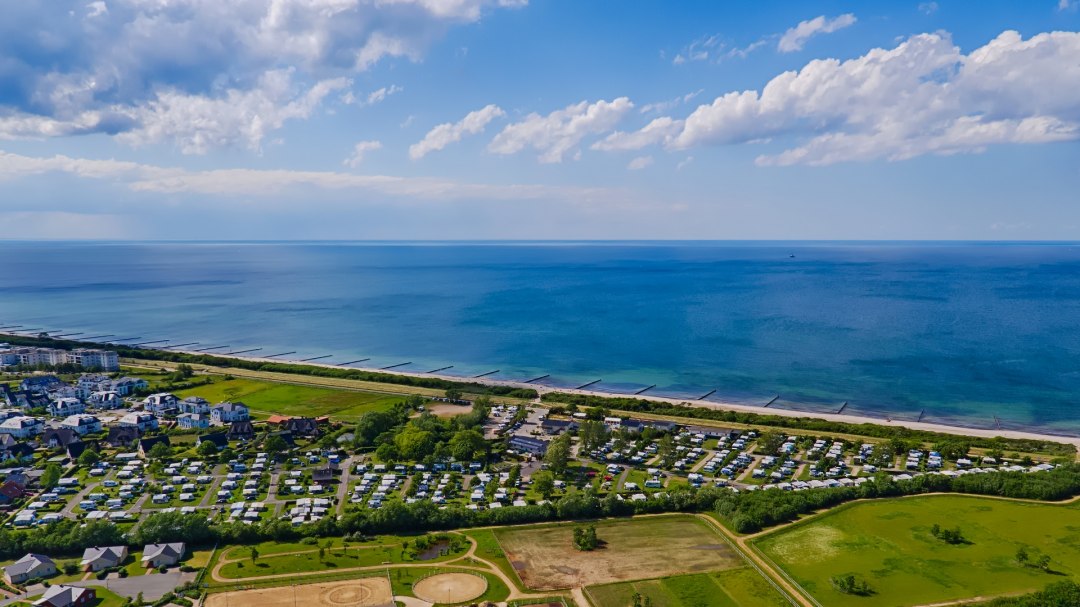 Zdjęcie lotnicze, © Ferien-Camp Börgerende
