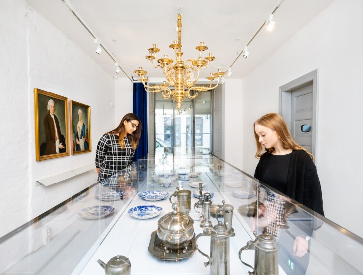 Tentoonstellingsruimte in het Museum voor Stadsgeschiedenis Schabbell, © Hansestadt Wismar, Christoph Meyer (paperheroes)