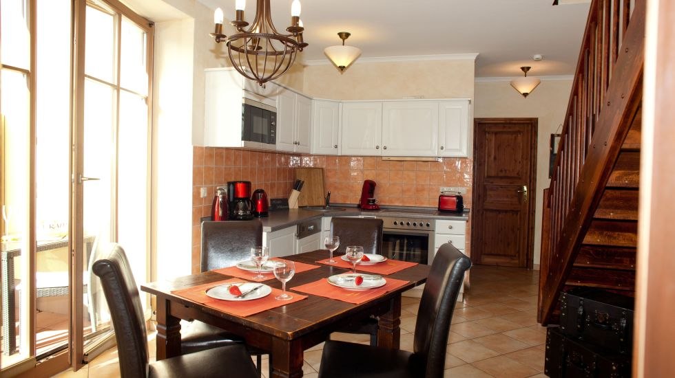 Kuchnia w Penthouse 26, © Residenz Seestern, Banse & Klaus GbR