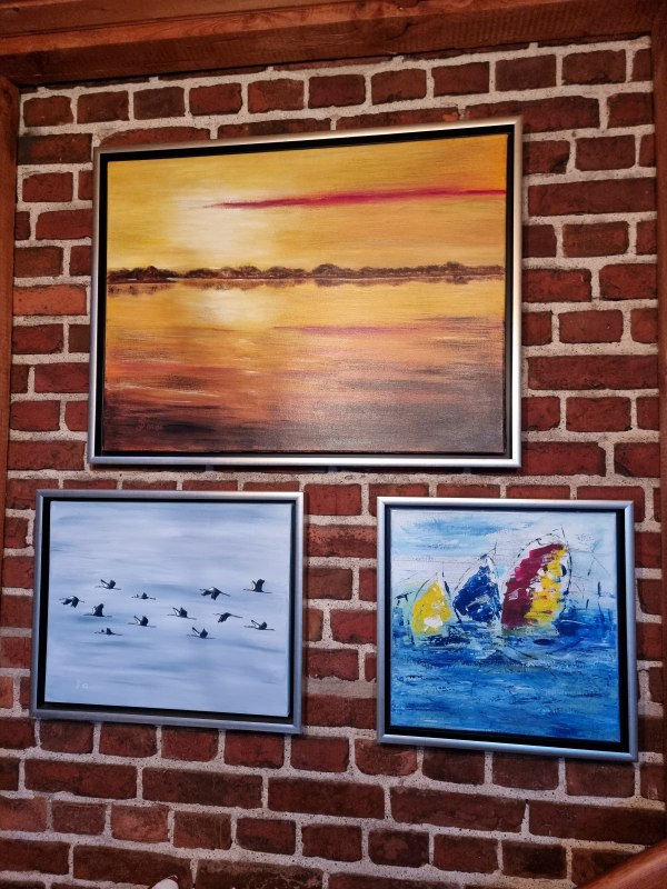 Malarstwo Julia Seemann // &copy; S&uuml;dliche Boddenk&uuml;ste