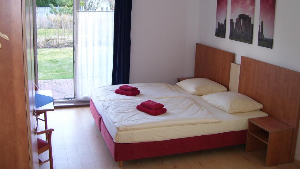 Widok z pokoju, &copy; Pension Elmenhorst