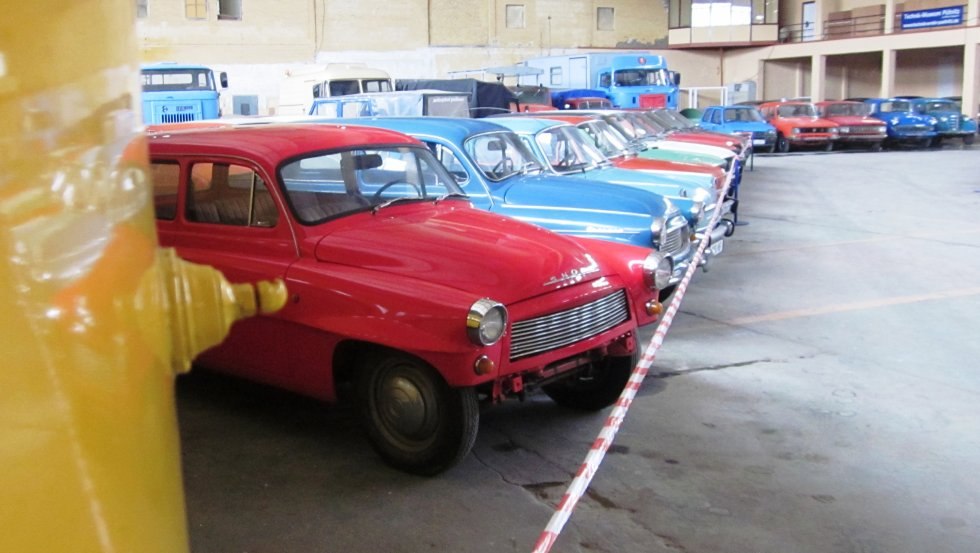 Widok na jedną z hal pojazd&oacute;w // &copy; Technik-Verein P&uuml;tnitz