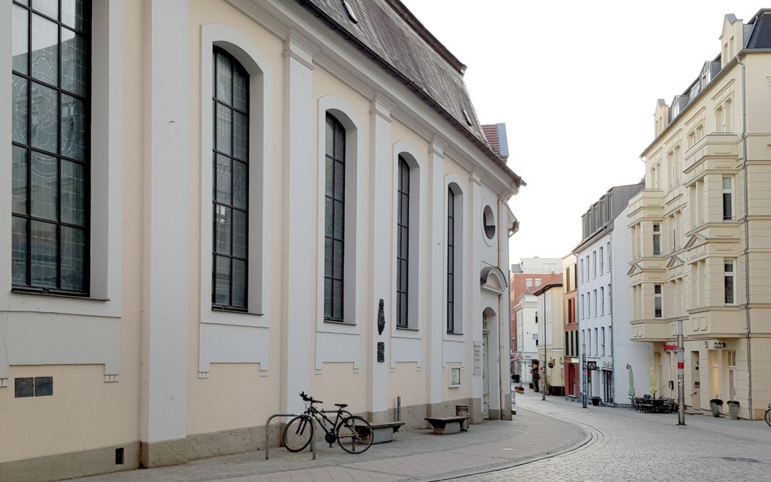 De gevel van St. Anne in Schwerin gezien vanaf de Schlossstraße., © Tourismusverband Mecklenburg-Schwerin