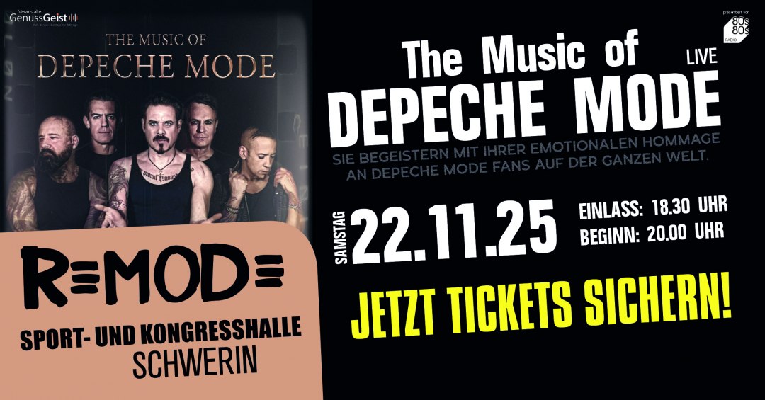 REMODE - Muzyka DEPECHE MODE, © GenussGeist GmbH