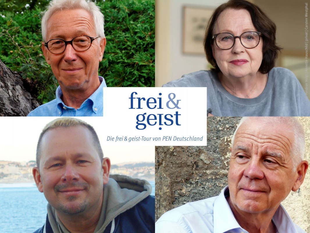 Colllage // &copy; Michael G. Fritz &copy; Heidrun Voigt/Katja Lange-M&uuml;ller &copy; Anette Hauschild/Ostkreuz/Marko Martin &copy; Marko Martin/Matthias Politycki &copy; Carsten Westphal