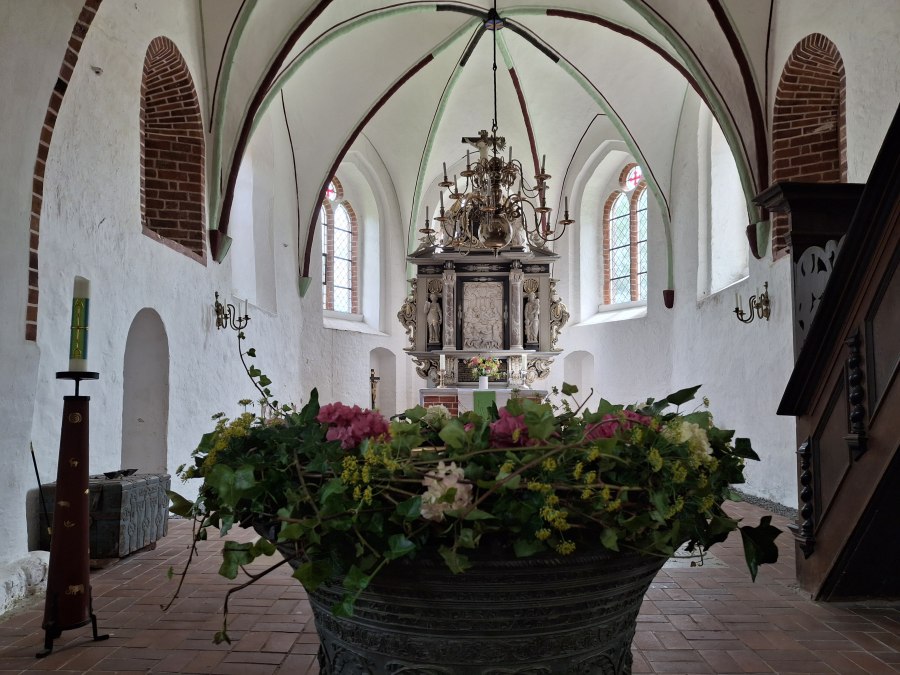 Wnętrze kościoła w Schlagsdorf, © Kirche Schlagsdorf / Blumenschein