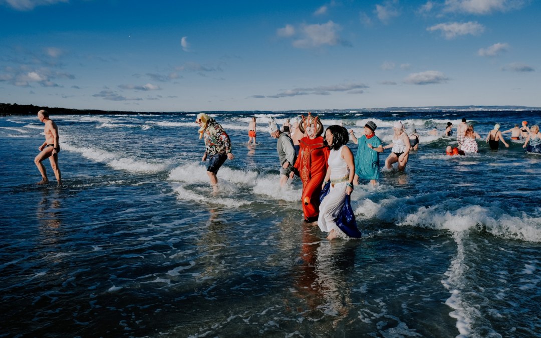 Kąpiel lodowa w Binz, © Binzer Bucht Tourismus
