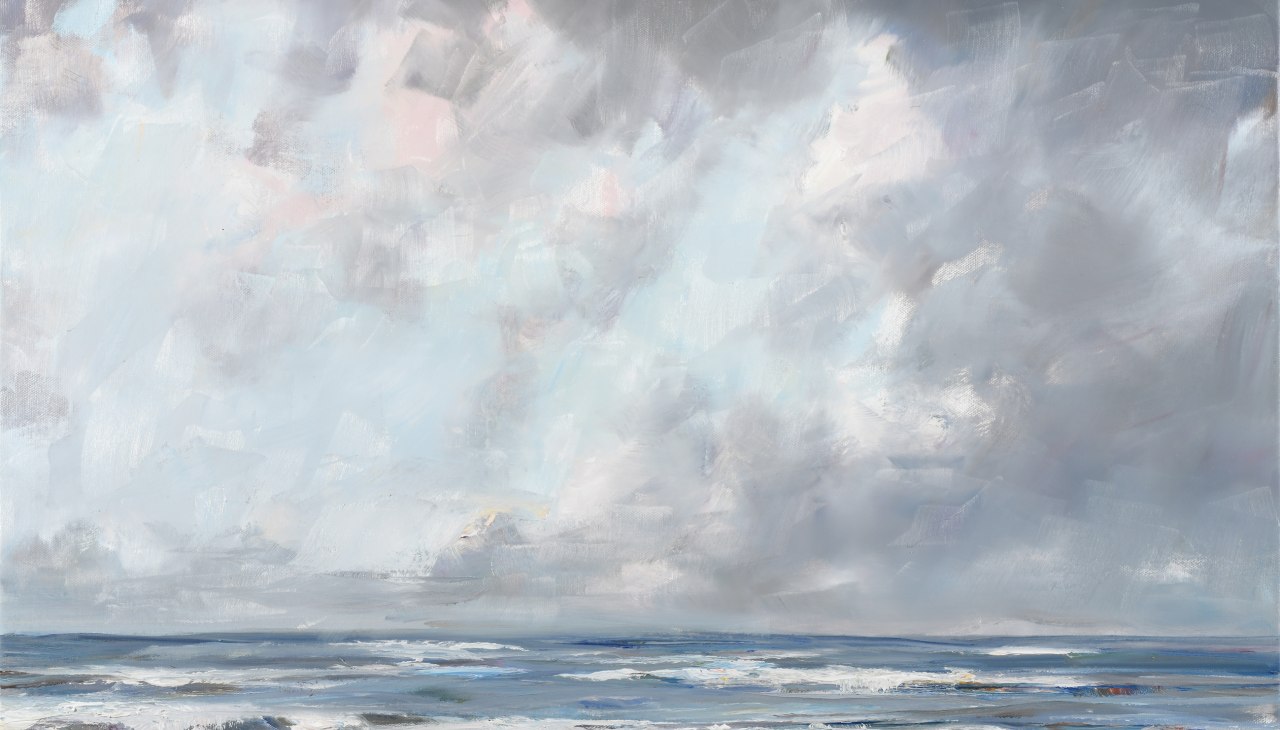 Frauke Gloyer_fresh breeze_2024_olej na płótnie, © Ina Steinhusen