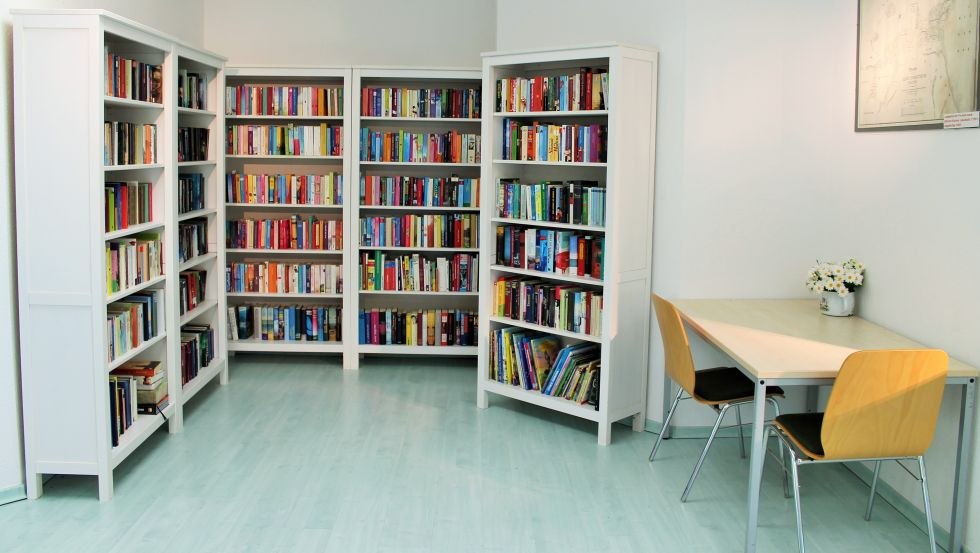 Book corner in the Tourist Information and Community Center, &copy; Touristisches Informations- und Gemeindezentrum Zierow