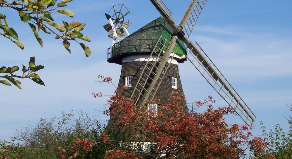 Nederlandse windmolen als herkenningspunt van de stad, © Stadt Grevesmühlen