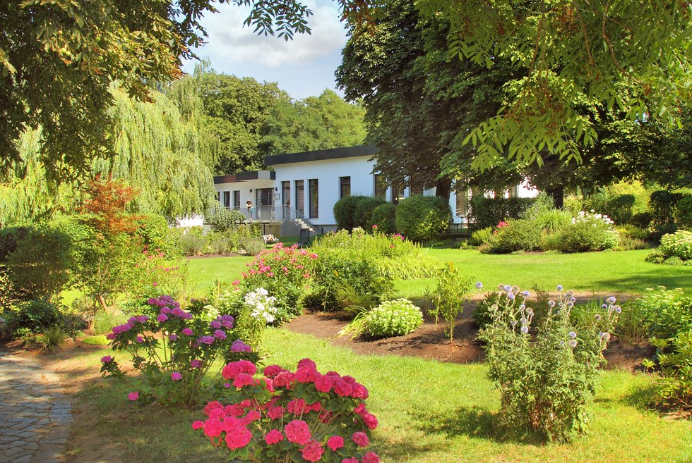 Tuin in het FerienResidenz MüritzPark, © FerienResidenz MüritzPark