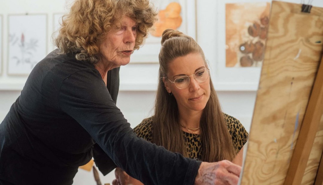 Drawing course in Nana Gabriele's studio on the Fischland-Dar&szlig;-Zingst peninsula