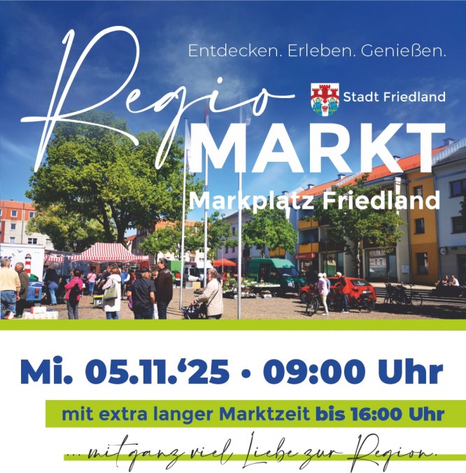 Regio market, © Stadt Friedland